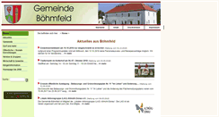 Desktop Screenshot of boehmfeld-online.de